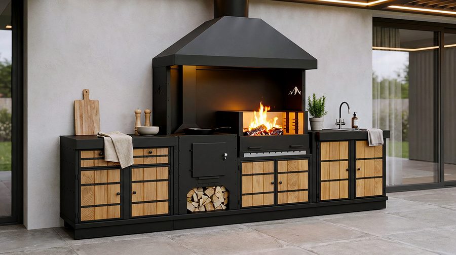 Премиум барбекю-комплекс OBSIDIAN GrillDacha